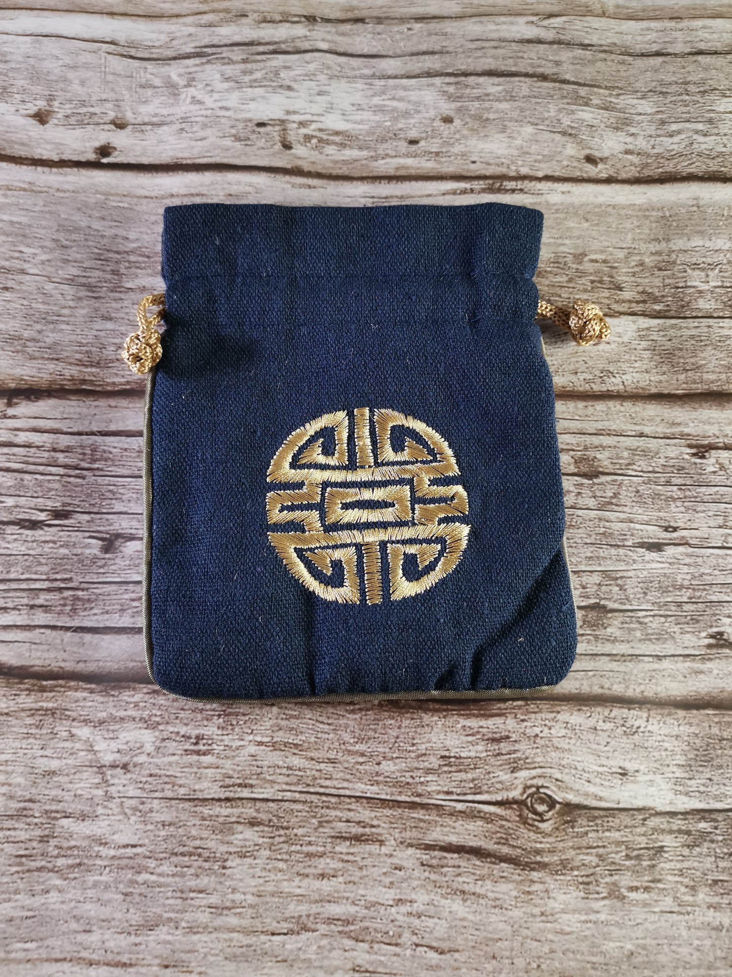 Earth Symbol - Sininen Kangaspussi