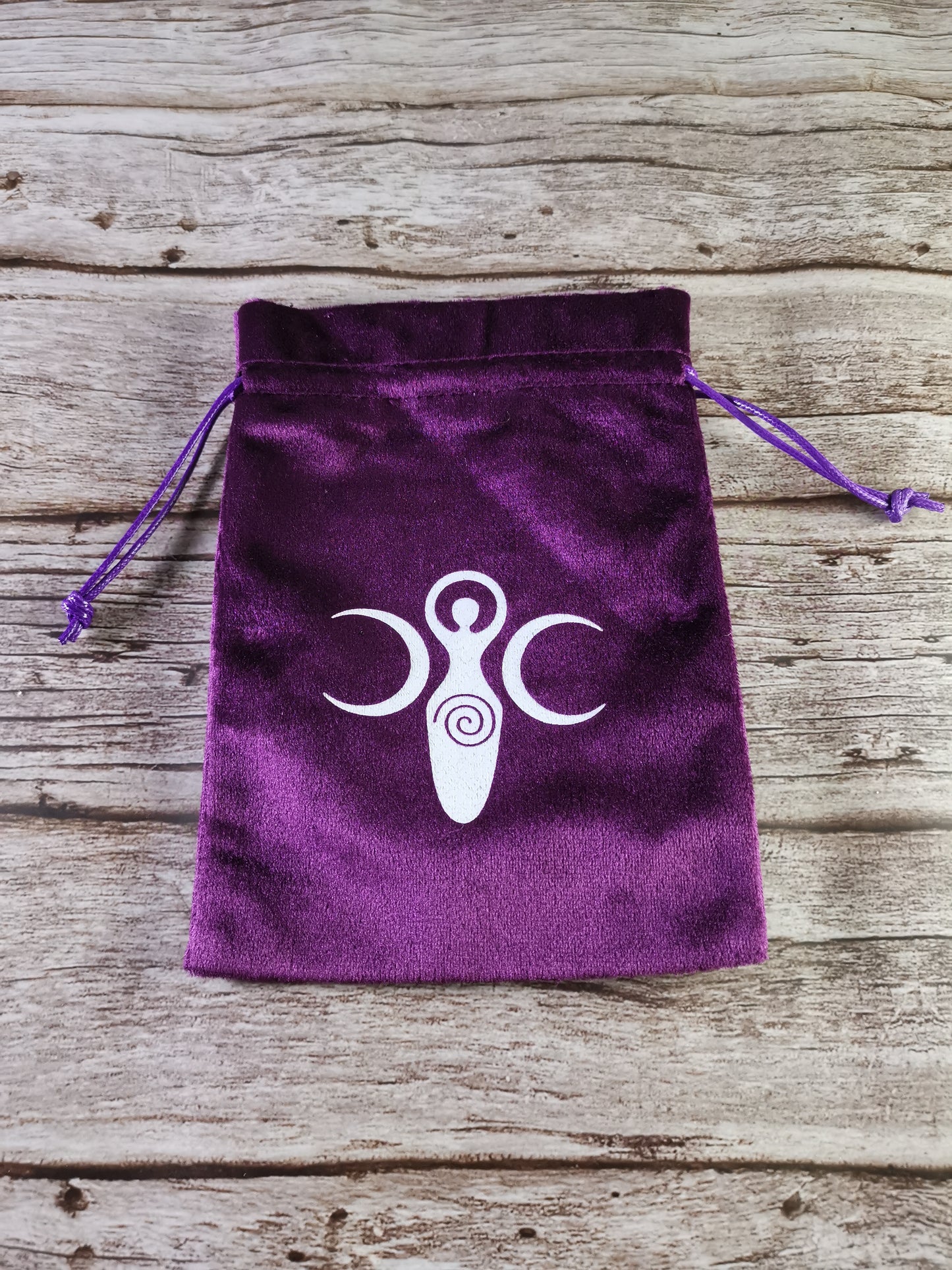 Mystic Goddess - Samettinen Violetti Pussi