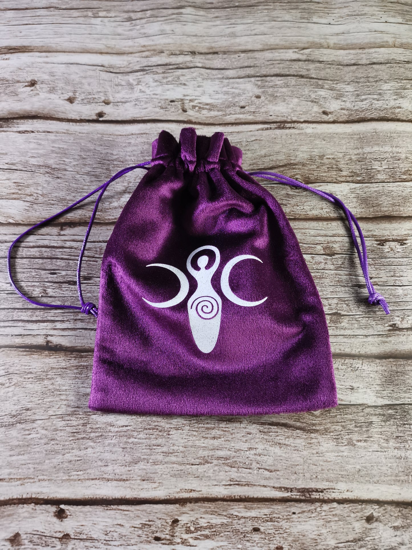 Mystic Goddess - Samettinen Violetti Pussi