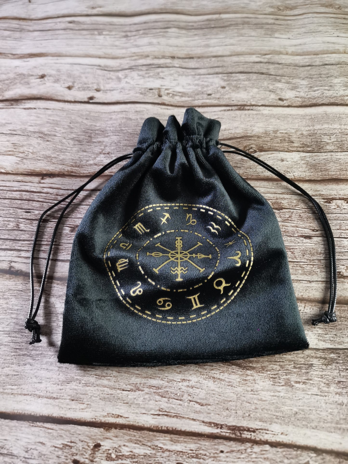 Zodiac - Samettinen Musta Pussi