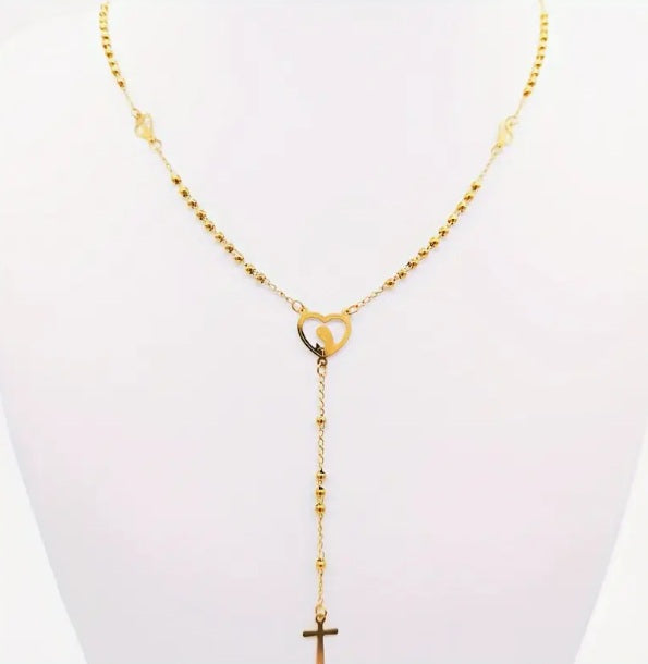 Kultainen Kaulakoru Sydämellä